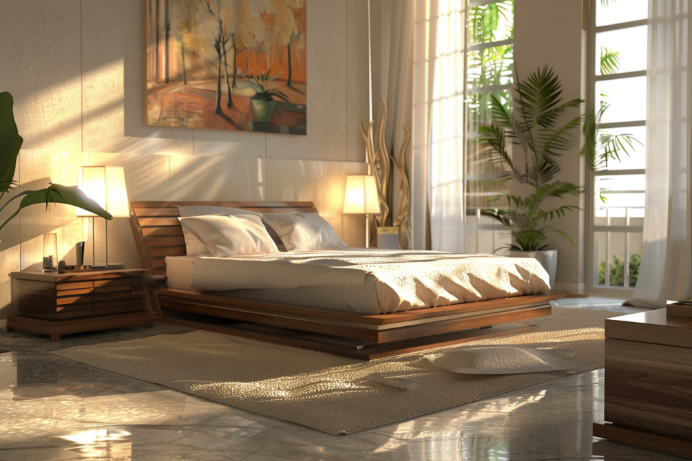 Nowoczesny pokój w jasnych kolorach